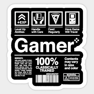 Gamer Stats Sticker